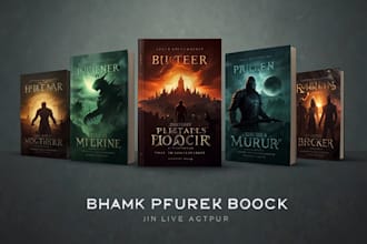 design fantasy, sci fi, horror and dystopian book cover art