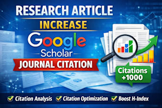research and publish article increase google scholarcitation