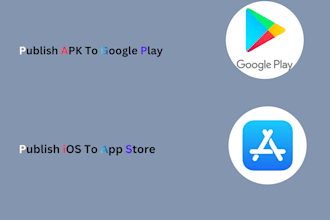 publish your android app to google play store and ios app to app store