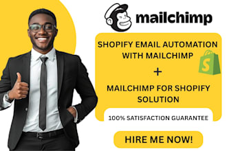setup shopify email automation with mailchimp or klaviyo