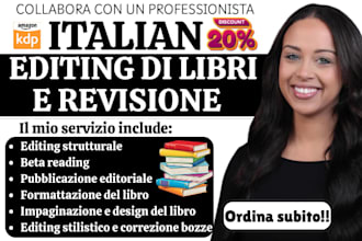 revisionare e correggere bozze di manoscritti, documenti e testi in italiano