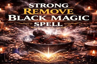 cast a black magic curse removal spell shield magic and aura protection rituals