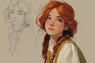 do semi realistic character design