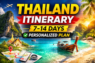 create a custom thailand travel plan for you