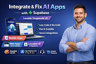 integrate and fix ai mobile app with supabase lovable onspaceai v0