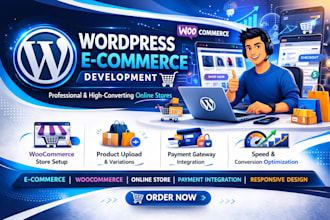 professional website wordpress and e commerce