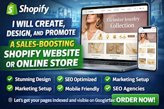 design shopify store, build dropshipping website, and customize shopify store