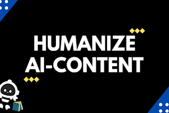 humanise ai content, rewrite and edit ai generated text