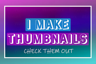 make thumbnails for your videos