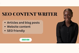 be your long term content writer for your website