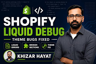 fix shopify liquid bugs and theme issues