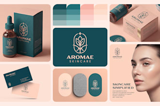 design business logo, brand identity and branding kit