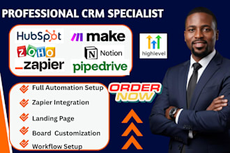 do hubspot zapier integration makecom zoho pipedrive notion monday gohighlevel