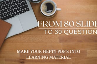 summarize pdf or lecture into clean study notes