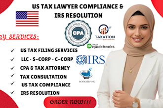 provide us tax consulting for llcs, s corps and c corps attorney