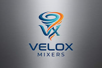 design a modern and professional mixer brand logo