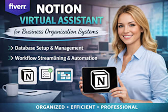 be notion virtual assistant for business organization system