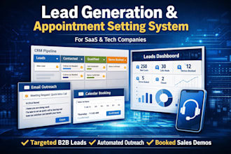 do tech sales lead generation, appointment setting tech salesperson, sales rep
