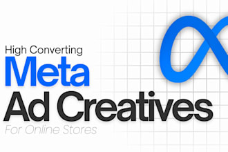 design high converting meta ad creatives for online stores