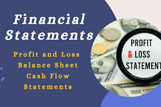 prepare detailed financial statement for your business