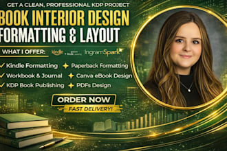 do kdp book formatting ebook formatting paperback formatting book layout design
