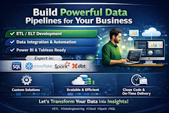 build reliable data pipelines and snowflake warehouse
