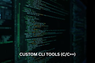 build high performance c or cpp console applications and cli tools