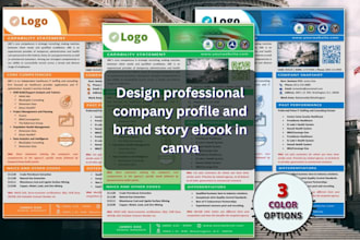 design one page federal government contractor capability statement, letterheaded