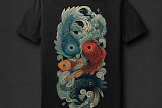 draw a unique t shirt design
