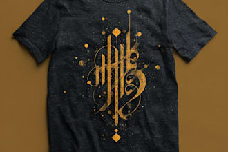 design an typography t shirt design