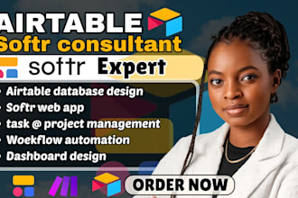 setup airtable database, airtable automation, airtable crm, softr webapp expert