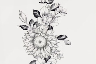 creative design for sleeve tattoo
