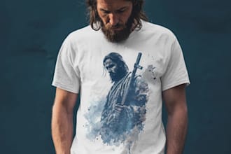 create professional christian t shirt artwork