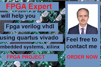 do fpga, verilog, vhdl using quartus, vivado, embedded systems, xilinx ise tasks