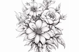 create an amazing tattoo design and realistic tattoo design