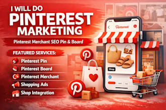 do pinterest merchant marketing, SEO pin and board