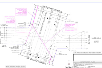 design OSP fiber network layout and ftth telecom drawings