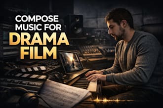 compose original emotional music for your drama film