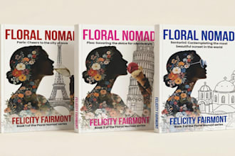 design illustrated book cover for ebooks and print books