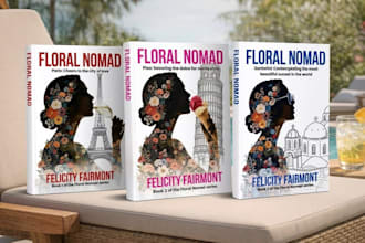design illustrated book cover for ebooks and print books