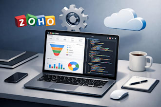 setup zoho crm,automation,and cutom integrations using deluge