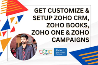 setup zoho CRM , automation and customization