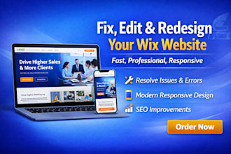 fix, edit your wix website, wix website redesign