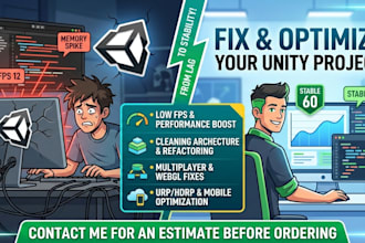 optimize, fix, and stabilize your unity game professionally