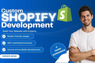 do custom shopify development, liquid coding and store customization