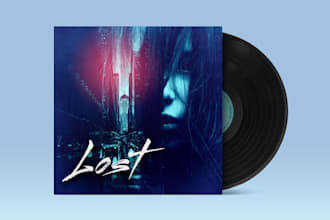 design album cover, single cover, music cover art