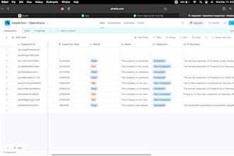 design and build a custom airtable and make automation system