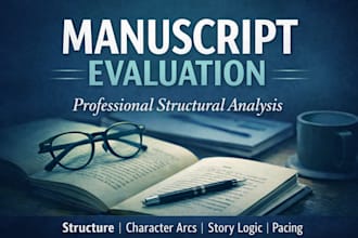 provide a professional manuscript evaluation for your novel