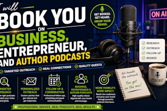 book you on business, entrepreneur, and author podcasts