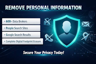 erase remove your personal information and digital footprints data from internet